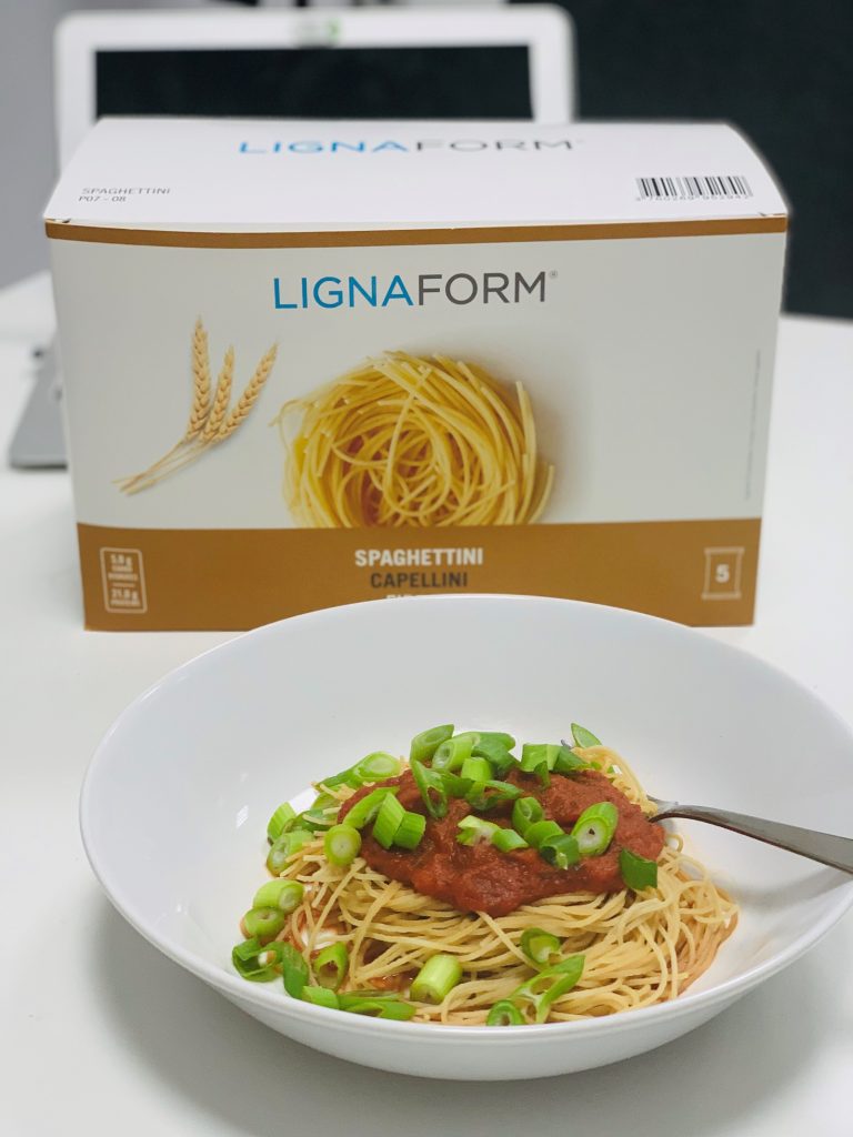 spaghetti Lignaform w sosie pomidorowym